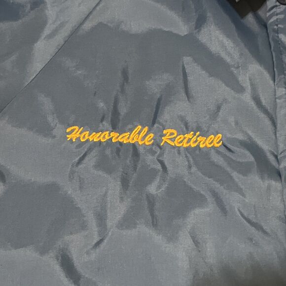 Vintage UAW Retiree Local 549 Nylon Jacket Windbreaker Snap Button XL - Picture 5 of 10